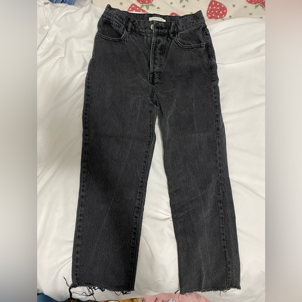 Pacsun straight jeans black size 26